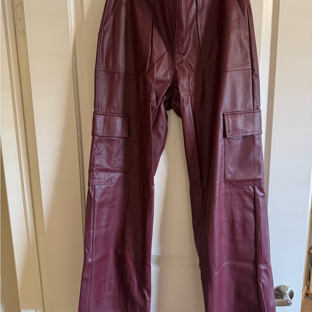 Wild Fable Burgundy Wide Leg Pants